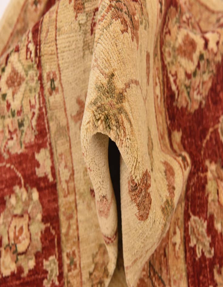 Detail image of 5' 2 x 6' 4  Hand Knotted Peshawar Ziegler Rug