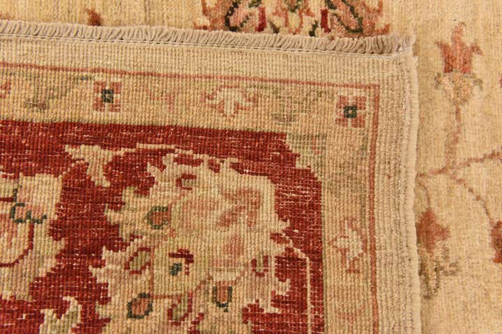 5' 2 x 6' 4 Hand Knotted Peshawar Ziegler Rug