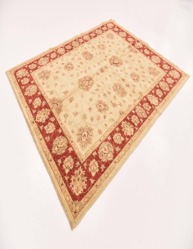 Detail image of 5' 2 x 6' 4 Hand Knotted Peshawar Ziegler Rug