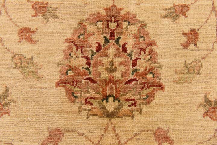 5' 2 x 6' 4 Hand Knotted Peshawar Ziegler Rug
