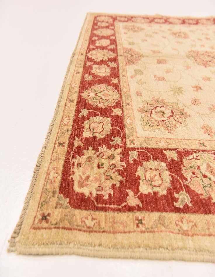 Detail image of 5' 2 x 6' 4  Hand Knotted Peshawar Ziegler Rug