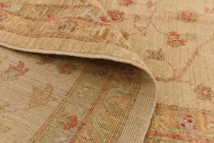 8' 3 x 11' 4 Hand Knotted Peshawar Ziegler Rug