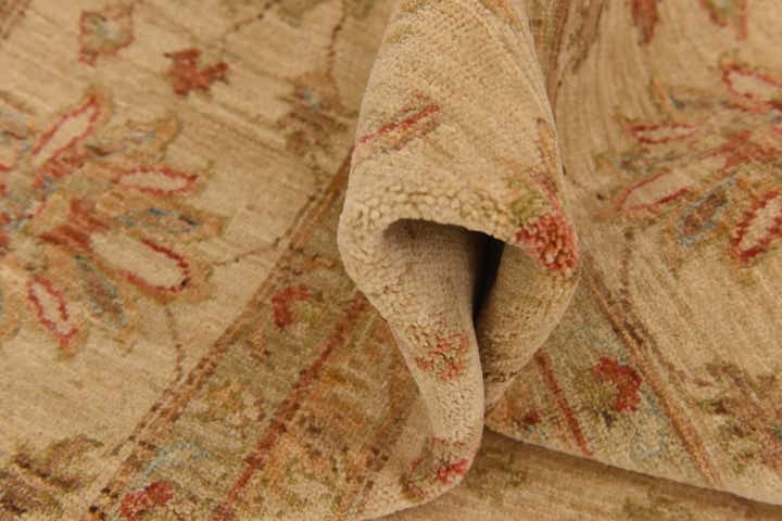 8' 3 x 11' 4 Hand Knotted Peshawar Ziegler Rug