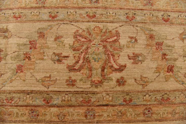 Detail image of 8' 3 x 11' 4 Hand Knotted Peshawar Ziegler Rug
