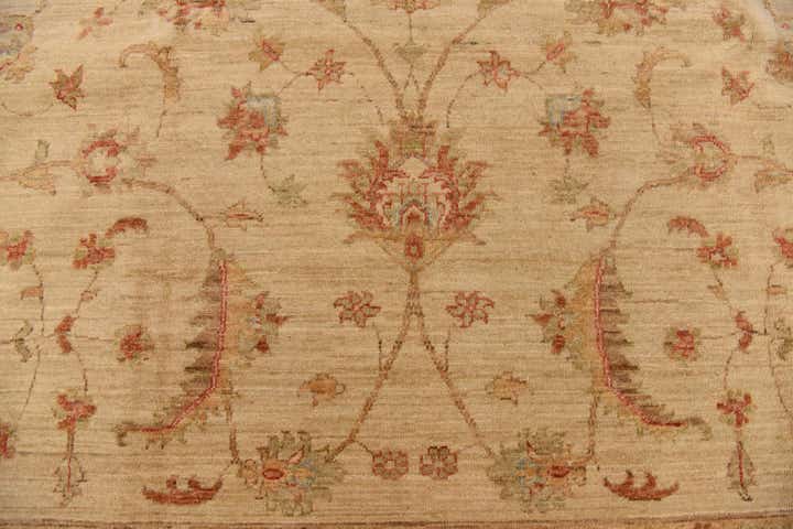 8' 3 x 11' 4 Hand Knotted Peshawar Ziegler Rug
