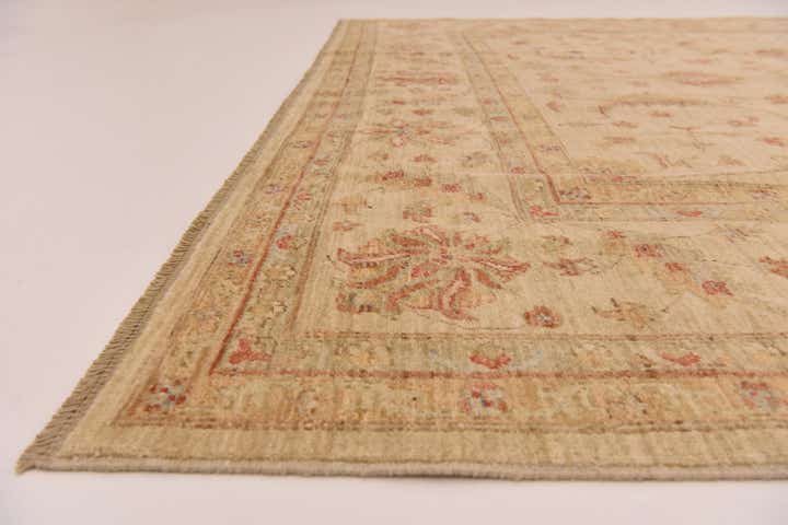 8' 3 x 11' 4 Hand Knotted Peshawar Ziegler Rug