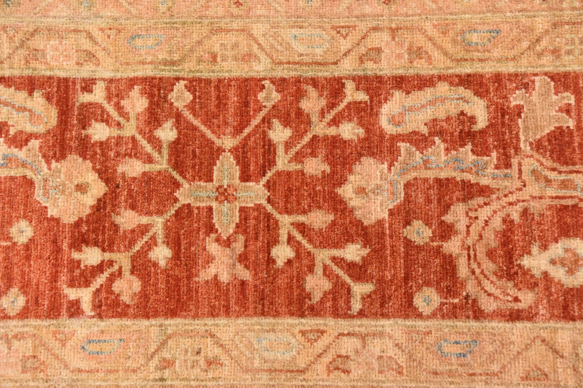 8' 4 x 12' 9 Hand Knotted Peshawar Ziegler Rug
