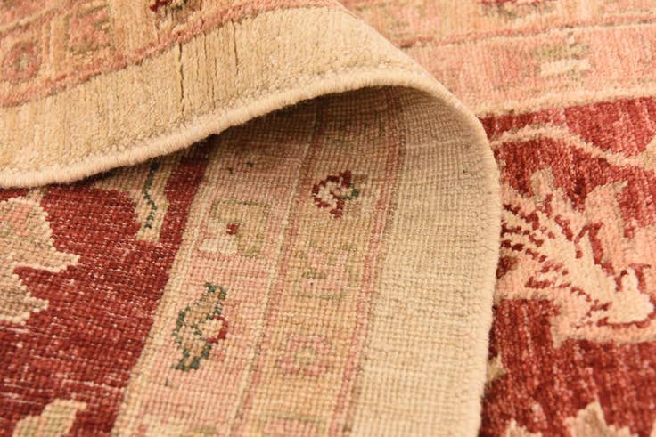 Detail image of 10' x 16' Hand Knotted Peshawar Ziegler Rug