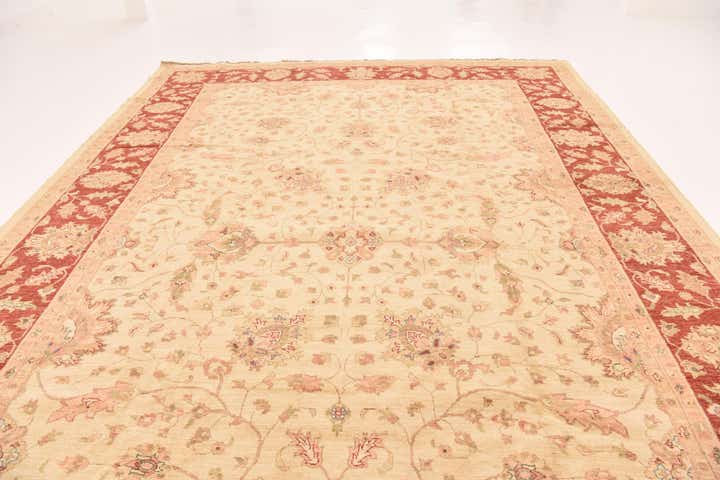 10' x 16' Hand Knotted Peshawar Ziegler Rug