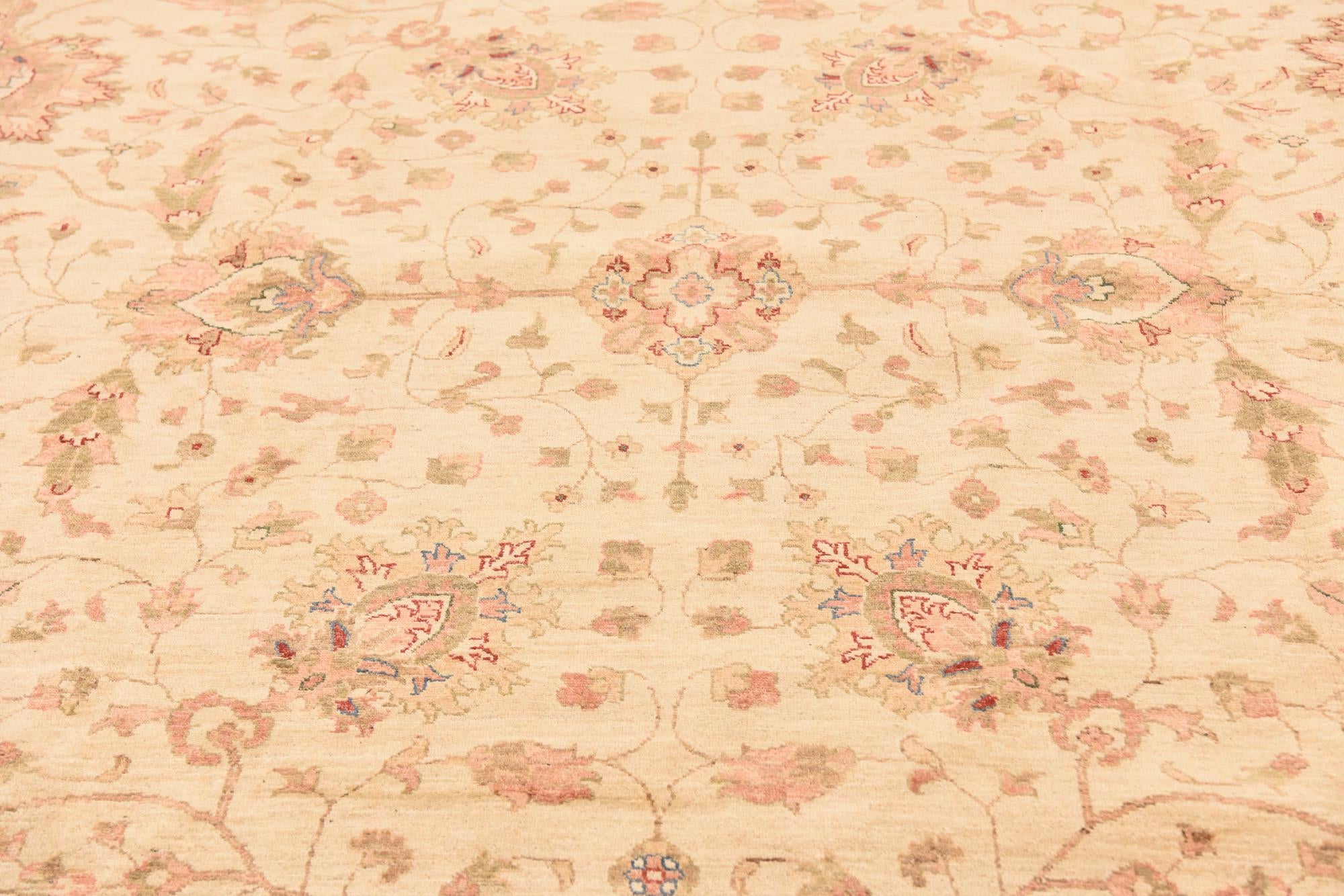 10' x 16' Hand Knotted Peshawar Ziegler Rug