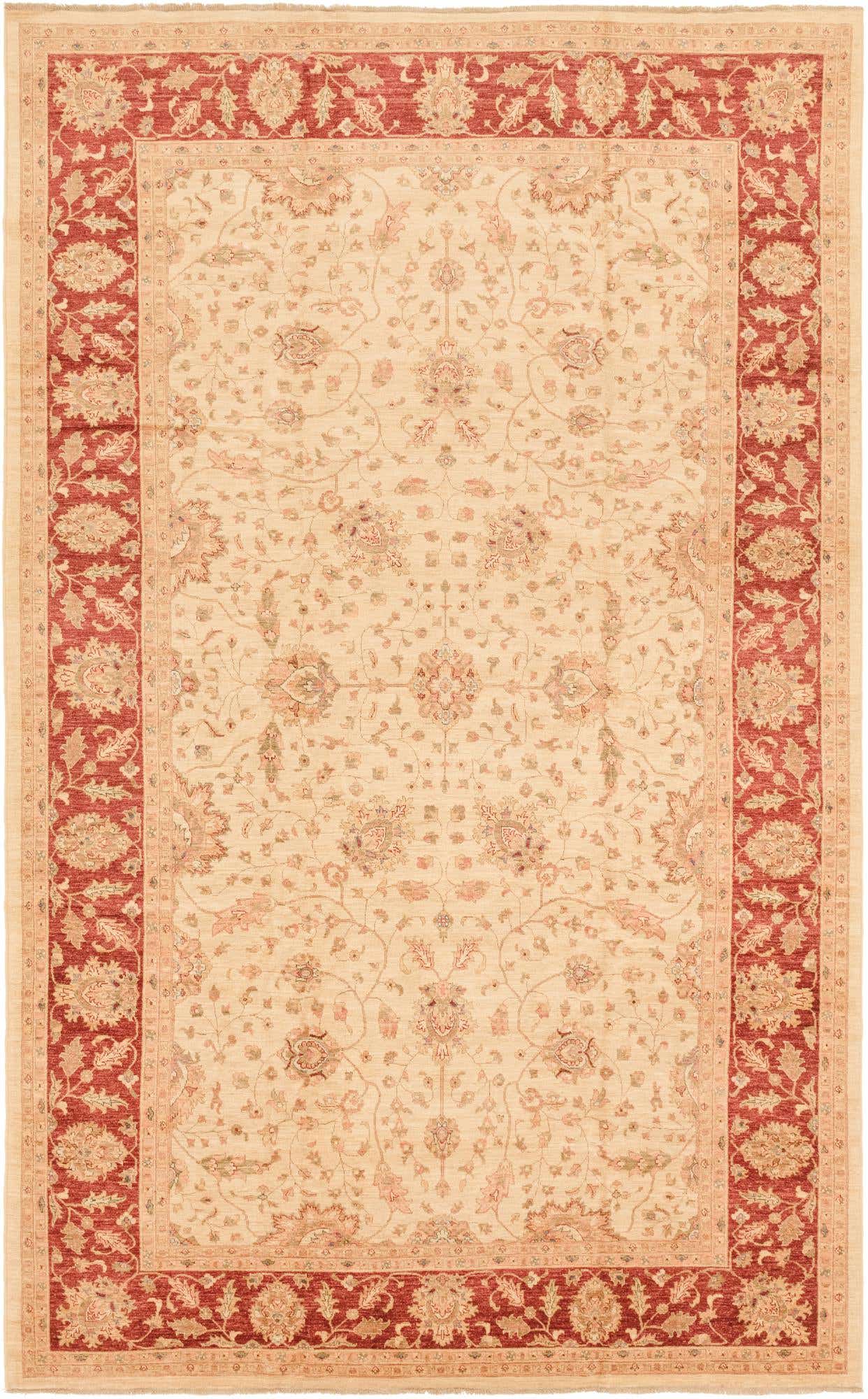 10' x 16' Hand Knotted Peshawar Ziegler Rug