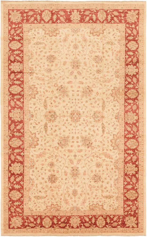 10' x 16' Hand Knotted Peshawar Ziegler Rug