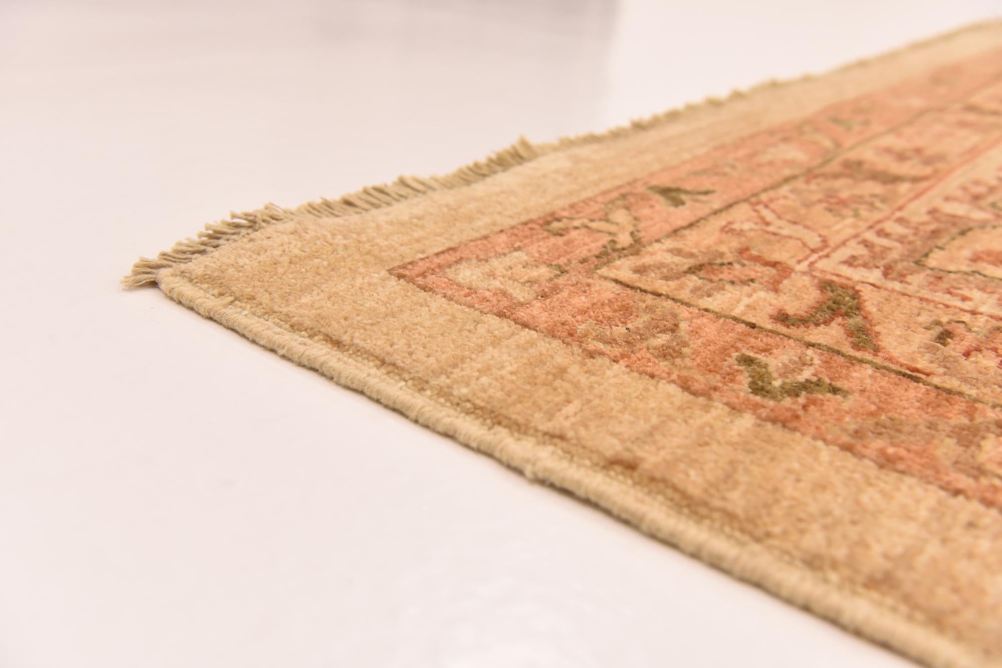 13' 2 x 19' 4 Hand Knotted Peshawar Ziegler Rug
