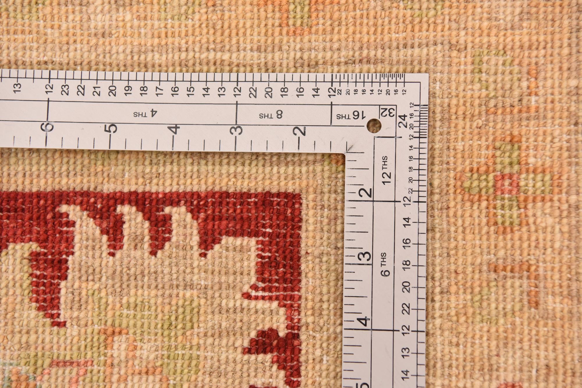 10' x 13' 7 Hand Knotted Peshawar Ziegler Rug