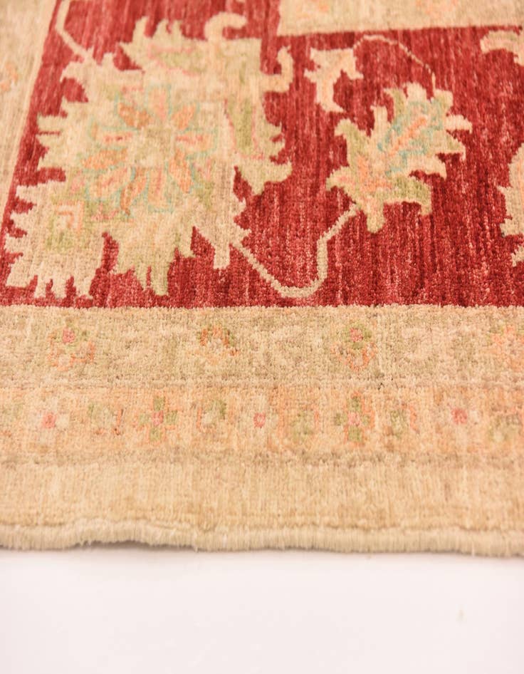 Detail image of 10' x 13' 7  Hand Knotted Peshawar Ziegler Rug