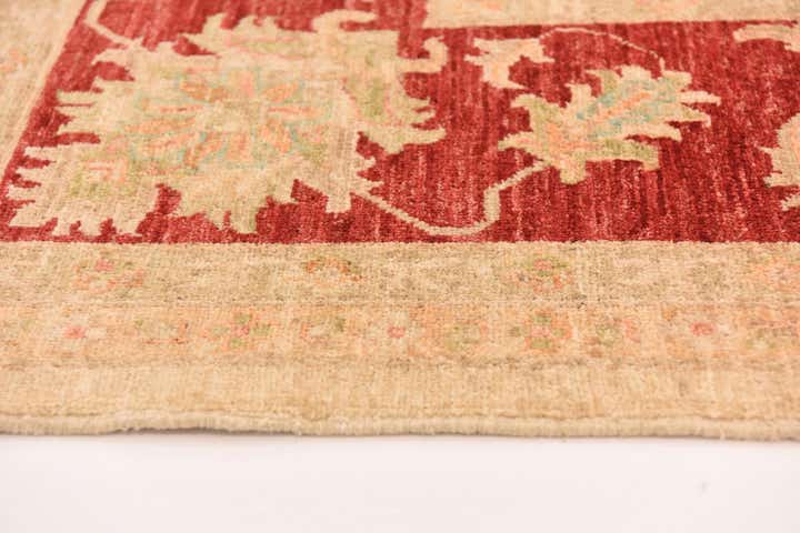 10' x 13' 7 Hand Knotted Peshawar Ziegler Rug