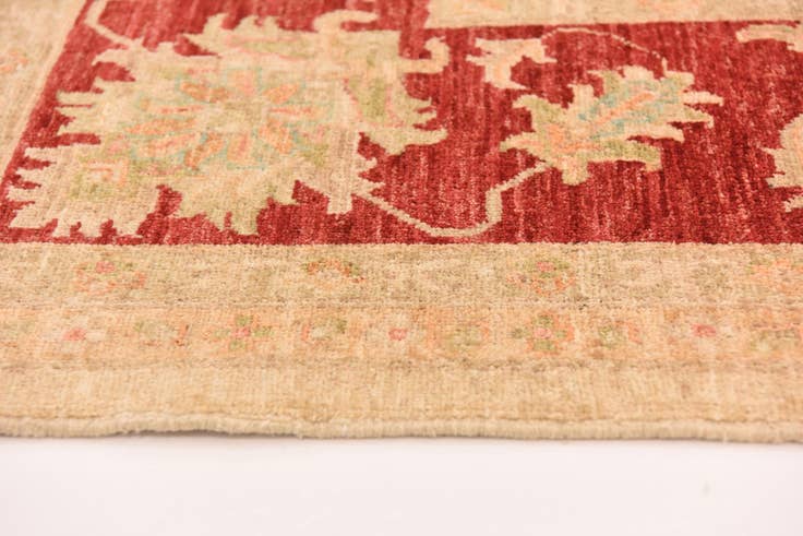 Detail image of 10' x 13' 7 Hand Knotted Peshawar Ziegler Rug