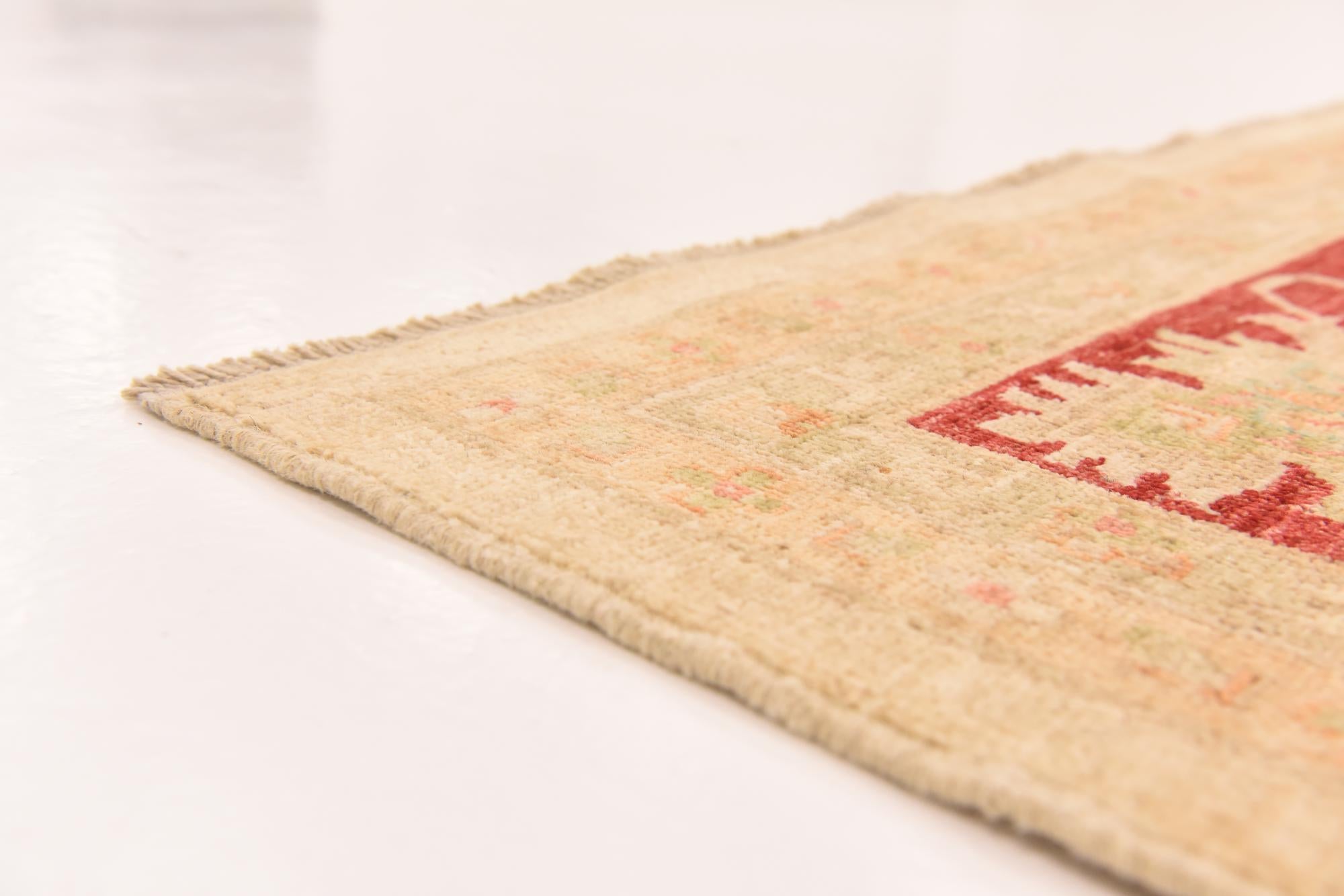 10' x 13' 7 Hand Knotted Peshawar Ziegler Rug