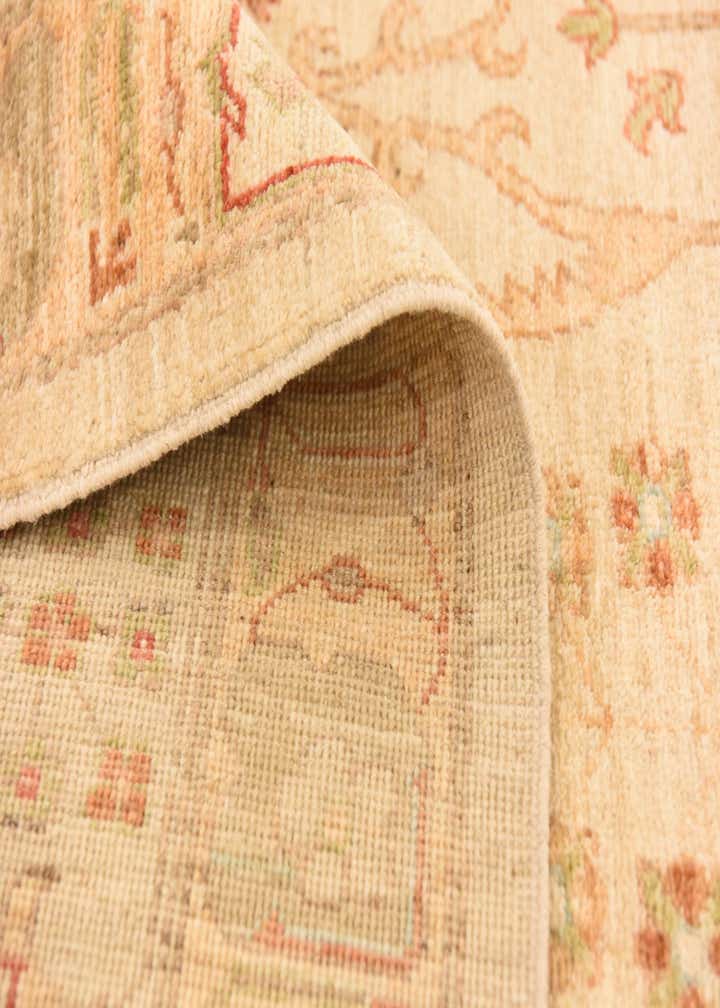 8' 4 x 9' 9 Hand Knotted Peshawar Ziegler Rug