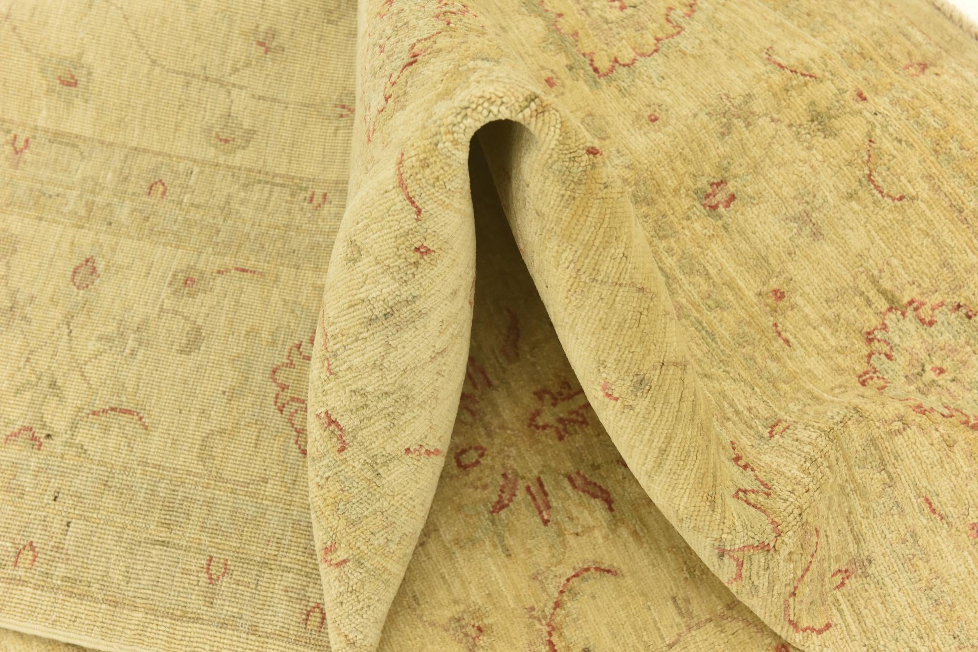 7' x 10' 1 Hand Knotted Peshawar Ziegler Rug