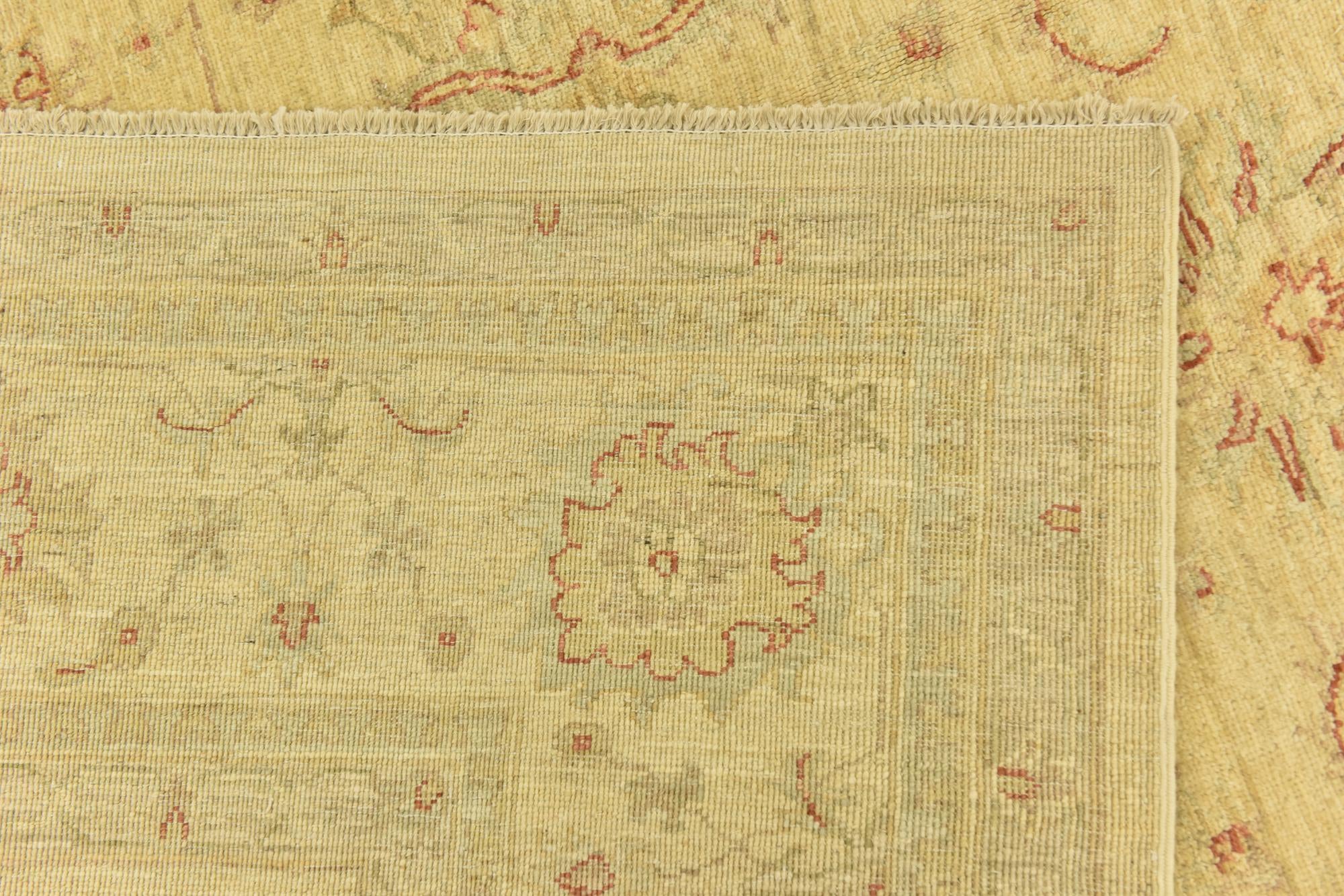 7' x 10' 1 Hand Knotted Peshawar Ziegler Rug