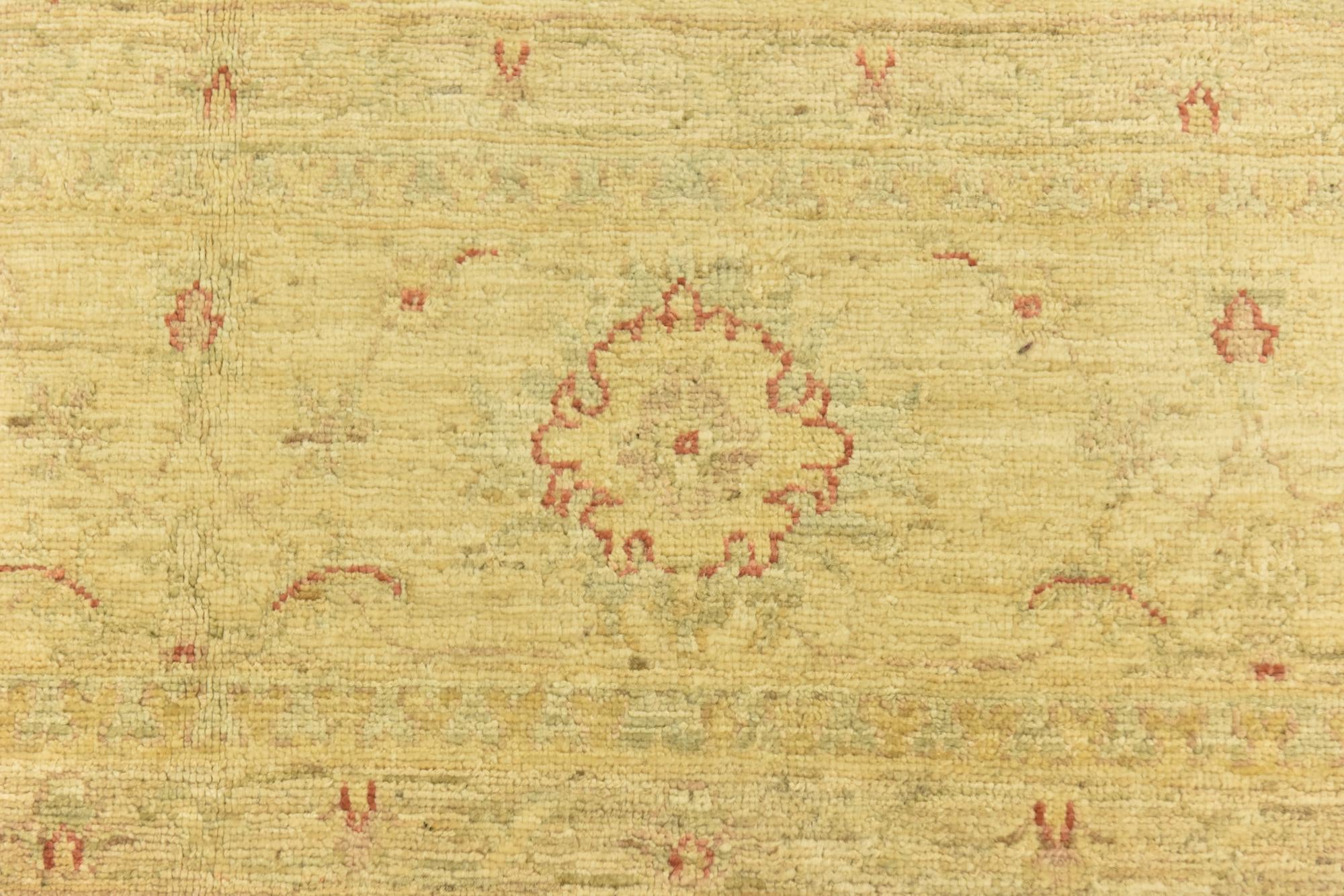 7' x 10' 1 Hand Knotted Peshawar Ziegler Rug