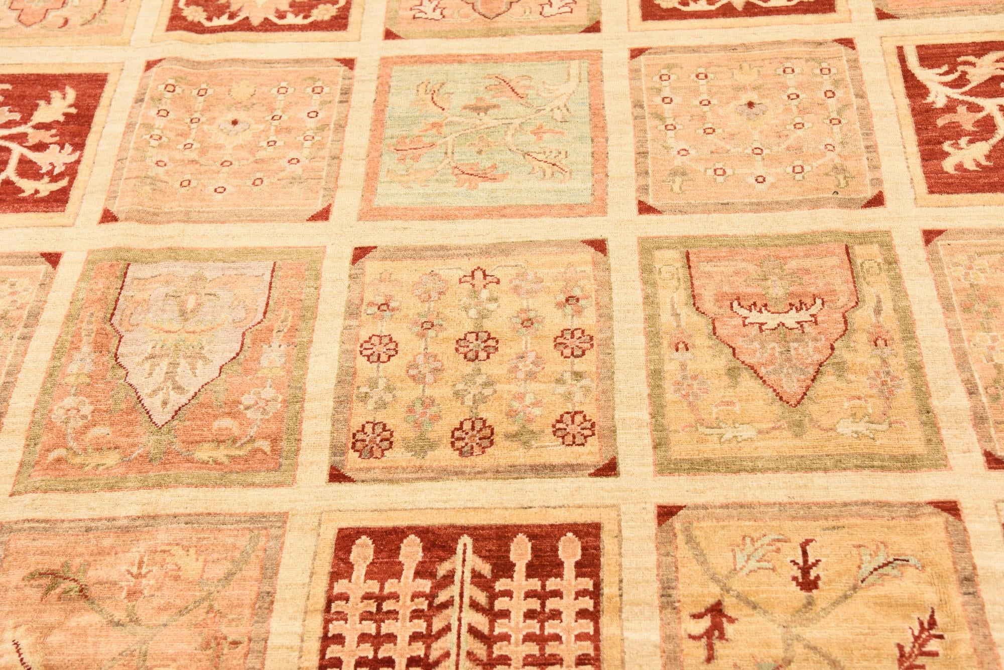 8' 3 x 10' 6 Hand Knotted Peshawar Ziegler Rug