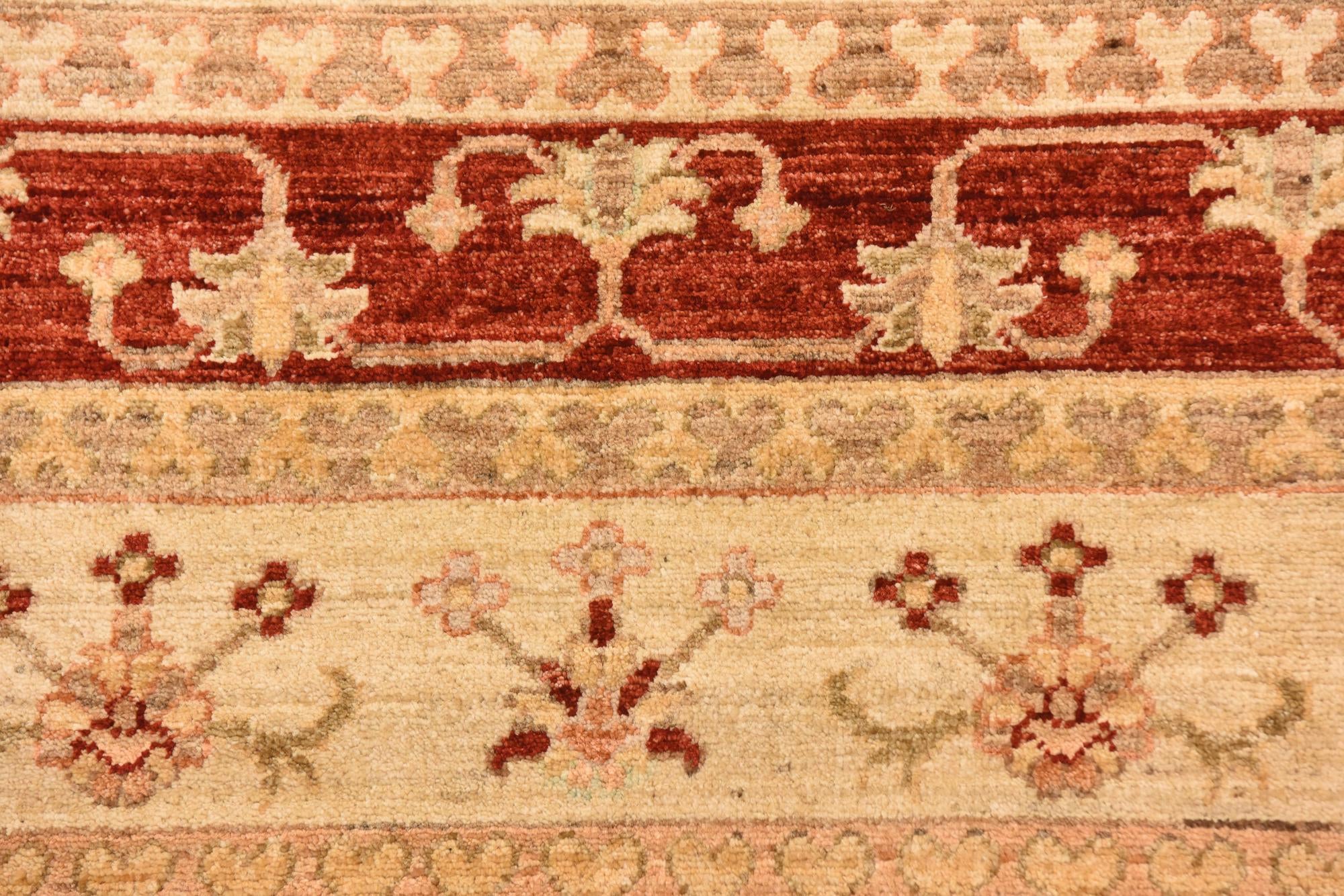 8' 3 x 10' 6 Hand Knotted Peshawar Ziegler Rug