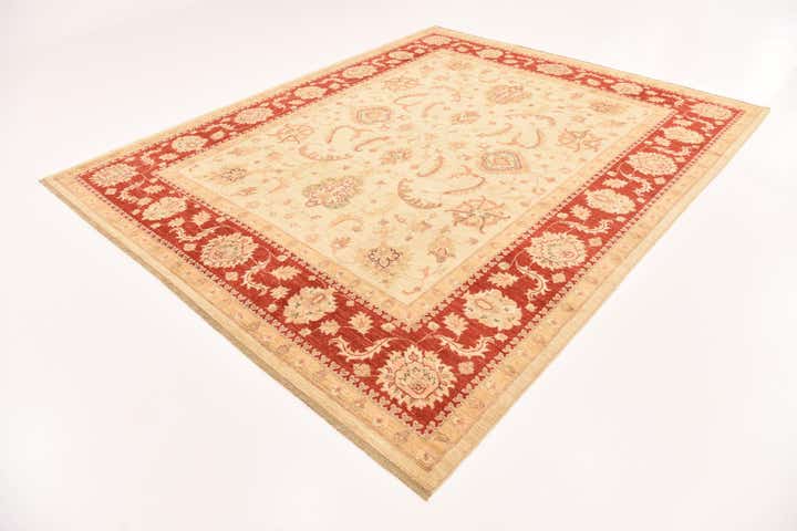 245cm x 300cm Hand Knotted Peshawar Ziegler Rug