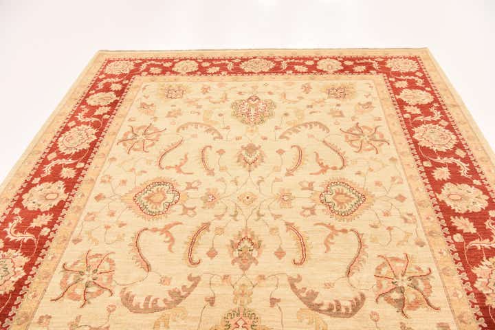 245cm x 300cm Hand Knotted Peshawar Ziegler Rug