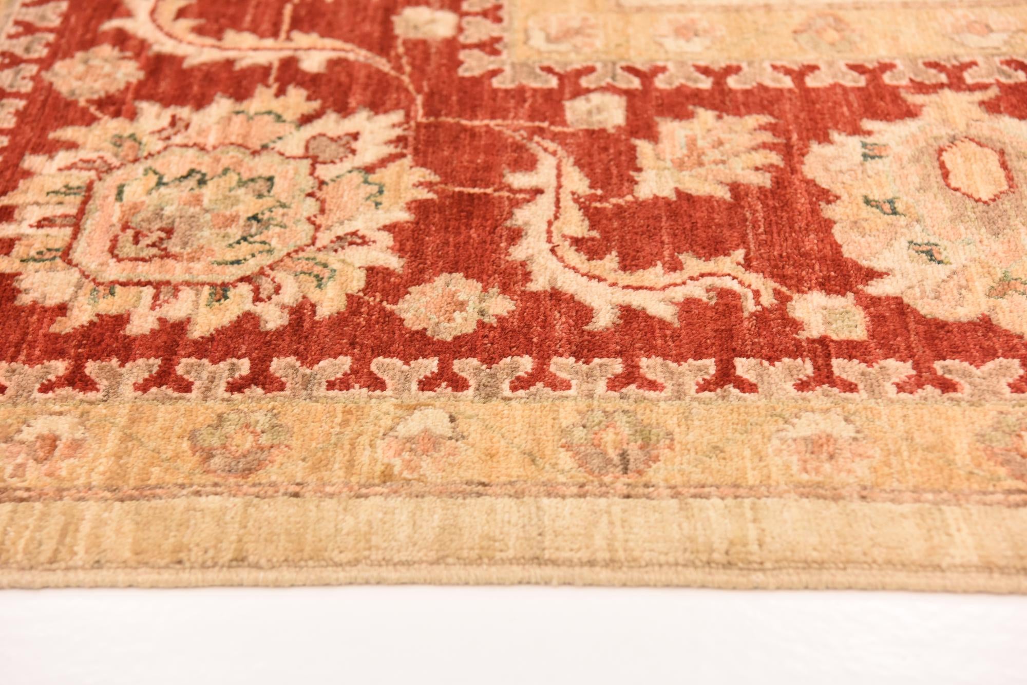 245cm x 300cm Hand Knotted Peshawar Ziegler Rug