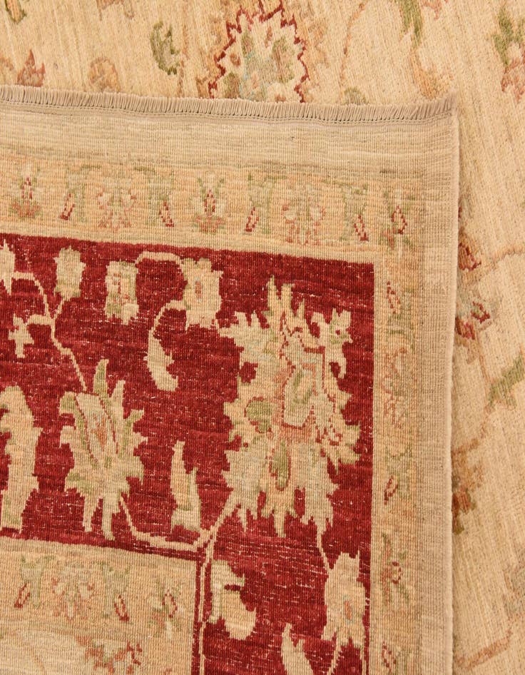 Detail image of 8' 3 x 10'  Hand Knotted Peshawar Ziegler Rug