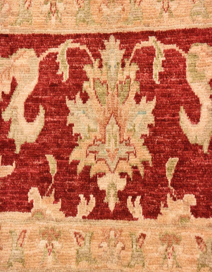 Detail image of 8' 3 x 10'  Hand Knotted Peshawar Ziegler Rug