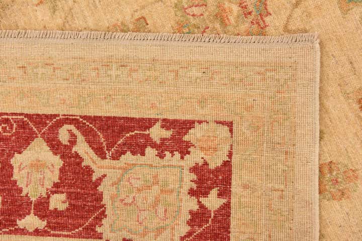 8' 2 x 9' 9 Hand Knotted Peshawar Ziegler Rug