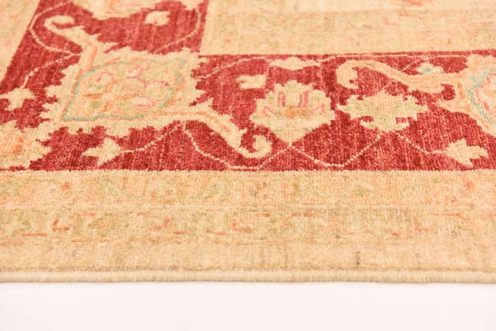 8' 2 x 9' 9 Hand Knotted Peshawar Ziegler Rug