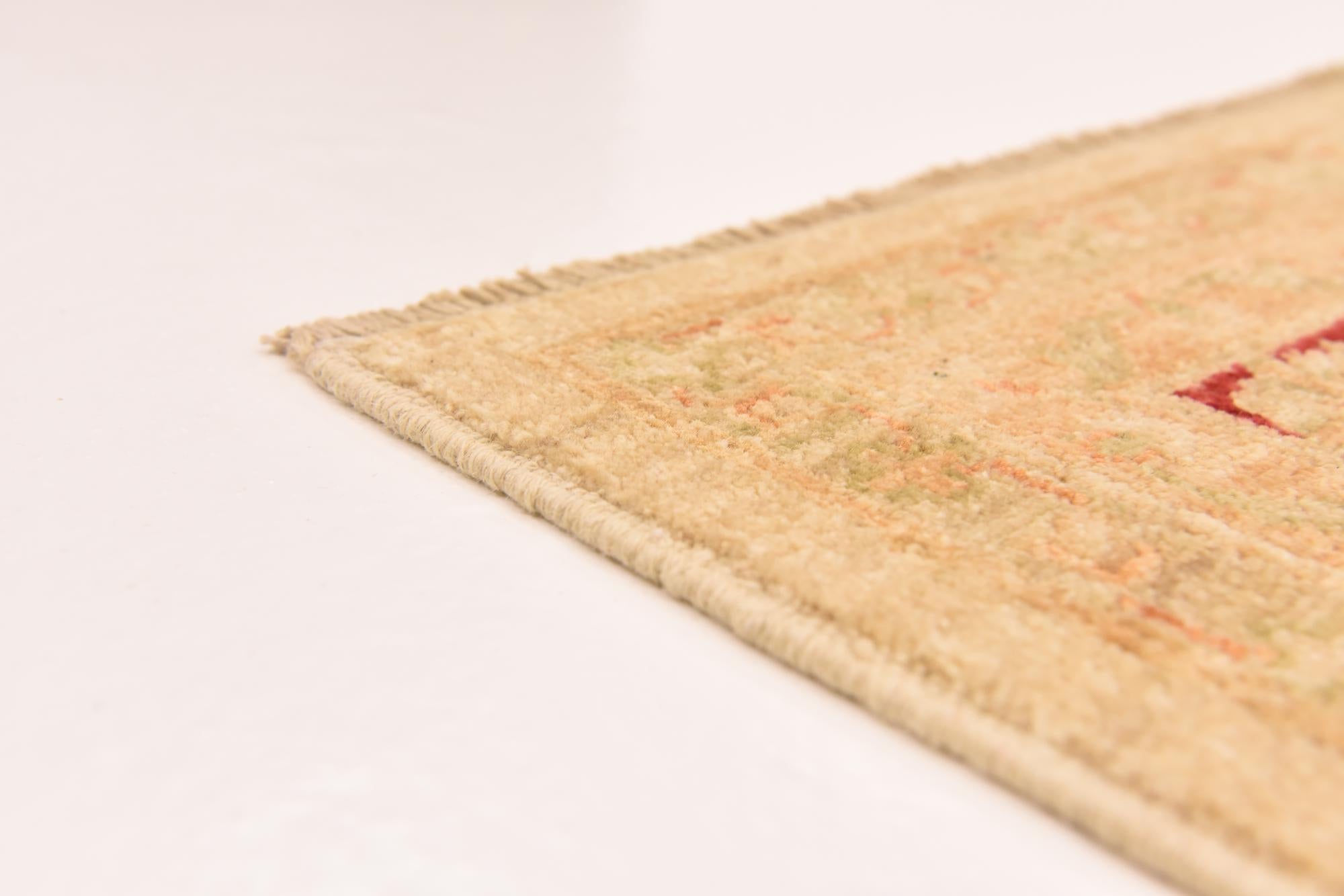 8' 2 x 9' 9 Hand Knotted Peshawar Ziegler Rug