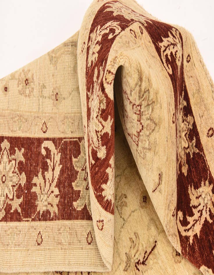 Detail image of 5' x 6' 7  Hand Knotted Peshawar Ziegler Rug