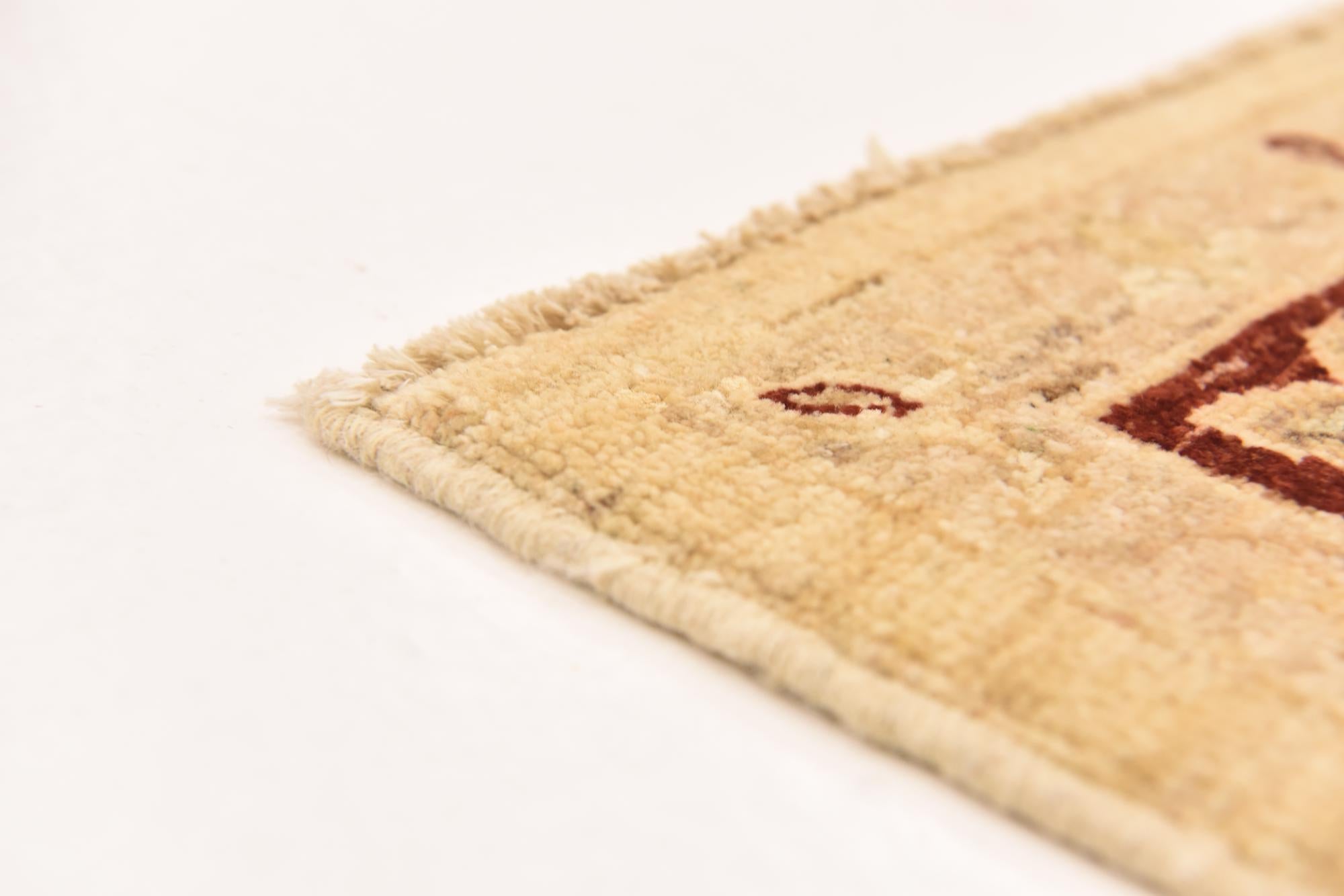 5' x 6' 7 Hand Knotted Peshawar Ziegler Rug