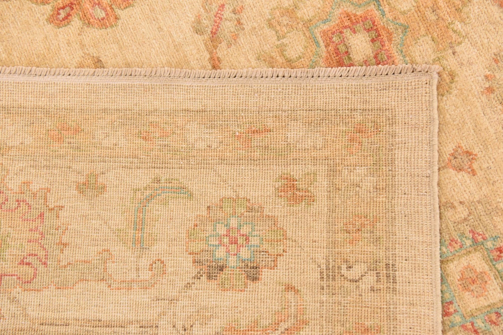 6' 9 x 9' 7 Hand Knotted Peshawar Ziegler Rug