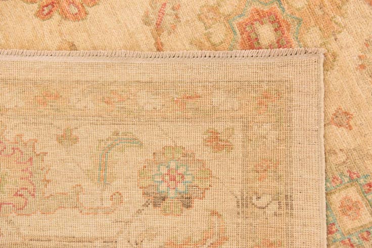 Detail image of 6' 9 x 9' 7 Hand Knotted Peshawar Ziegler Rug