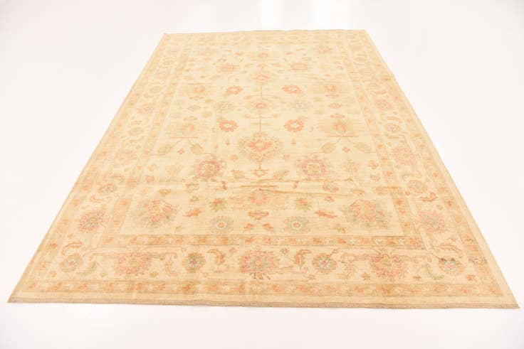 Detail image of 6' 9 x 9' 7 Hand Knotted Peshawar Ziegler Rug