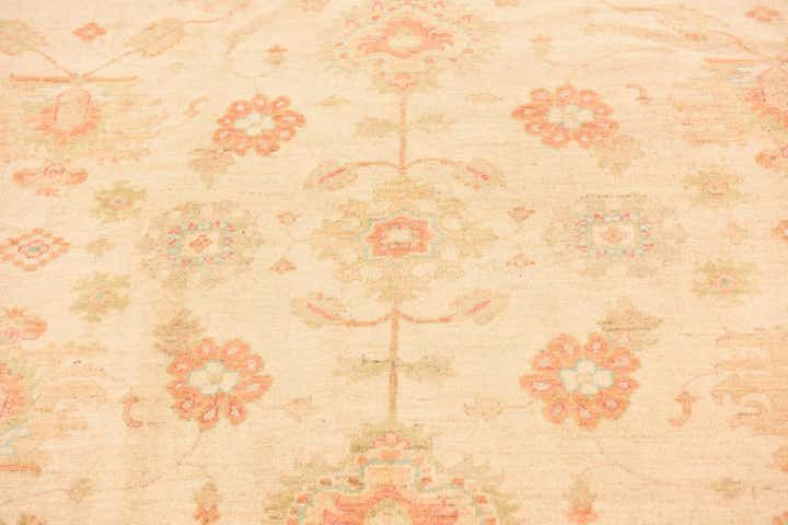 6' 9 x 9' 7 Hand Knotted Peshawar Ziegler Rug