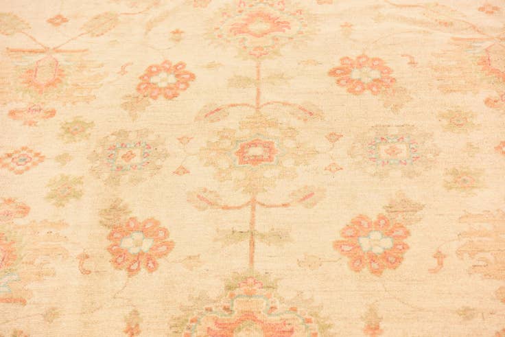 Detail image of 6' 9 x 9' 7 Hand Knotted Peshawar Ziegler Rug