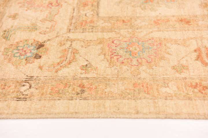 6' 9 x 9' 7 Hand Knotted Peshawar Ziegler Rug