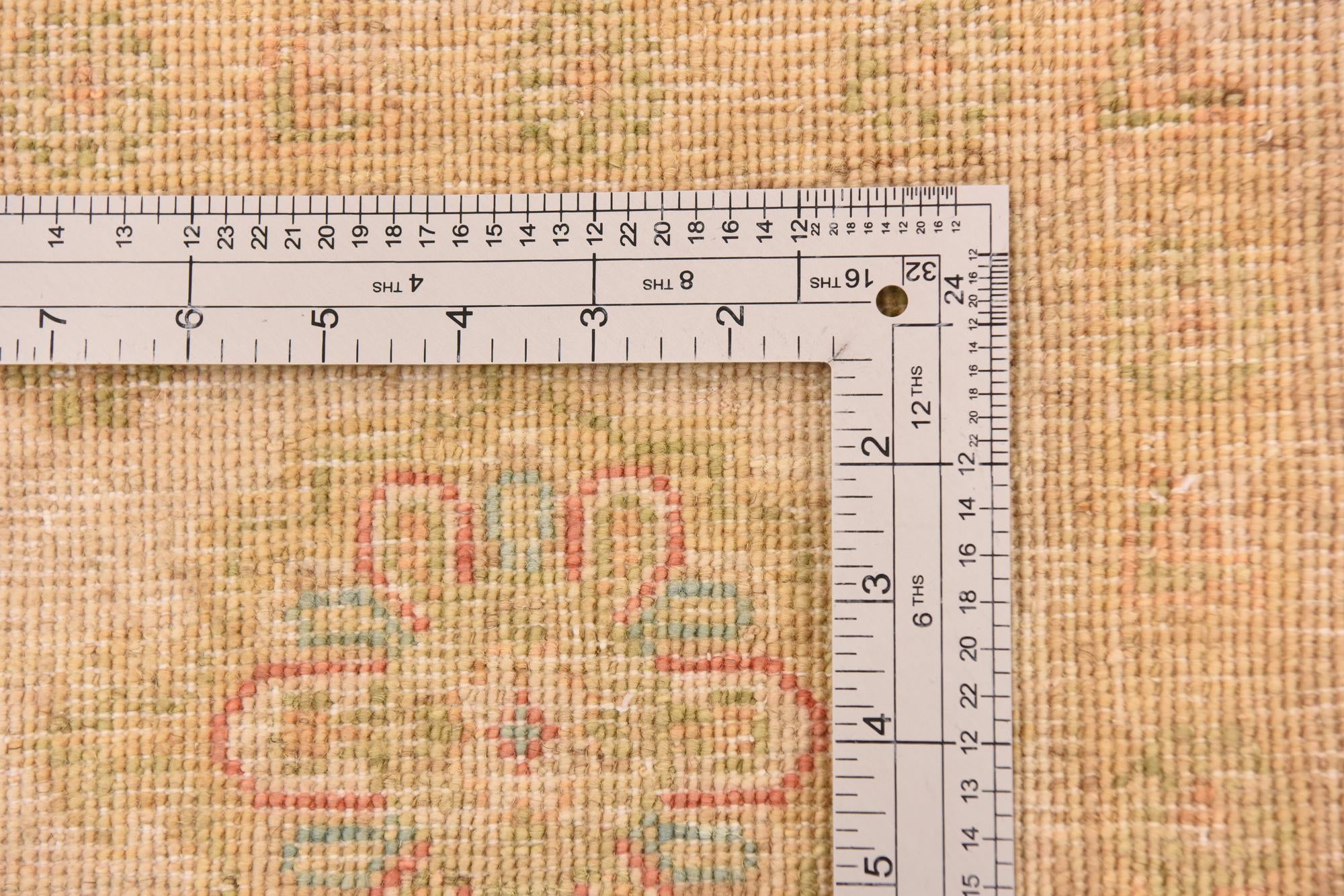6' 7 x 9' 6 Hand Knotted Peshawar Ziegler Rug