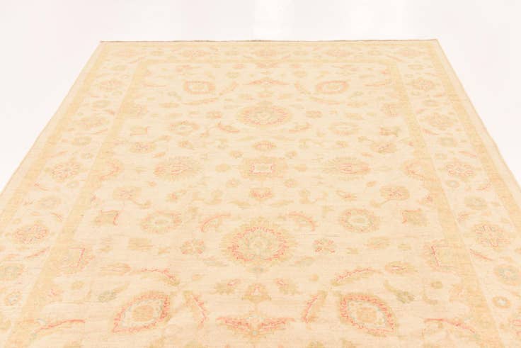 Detailansicht von 200cm x 290cm Handgeknüpft Peshawar Ziegler Teppich
