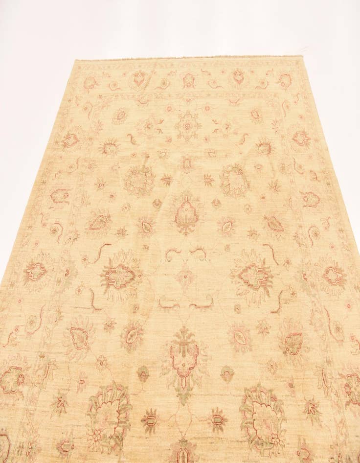 Detail image of 7' 1 x 9' 4  Hand Knotted Peshawar Ziegler Rug