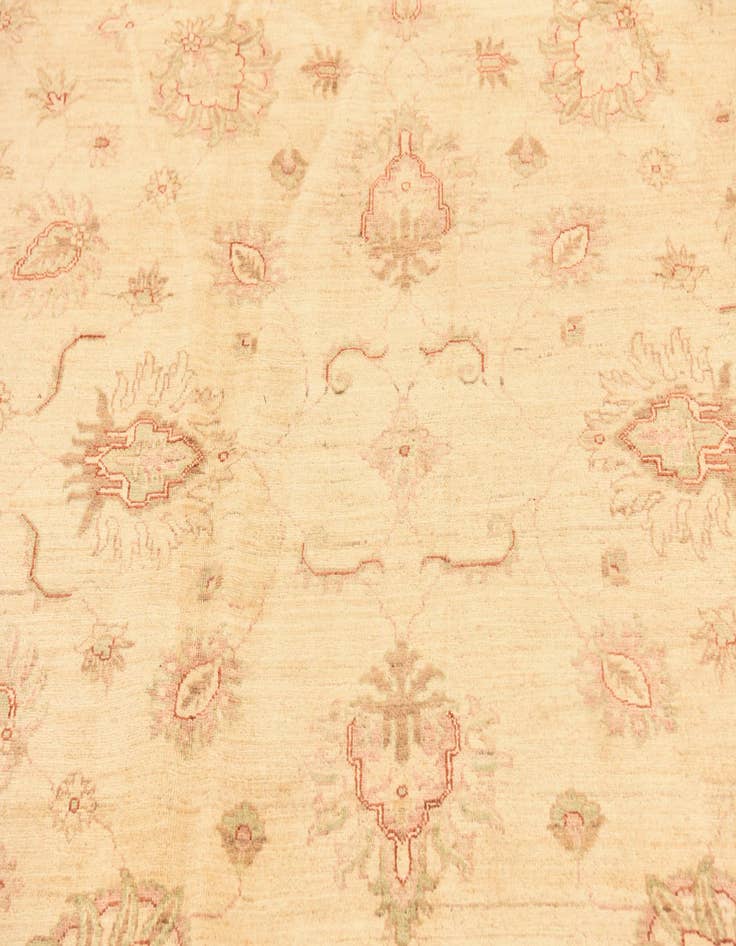 Detail image of 7' 1 x 9' 4  Hand Knotted Peshawar Ziegler Rug