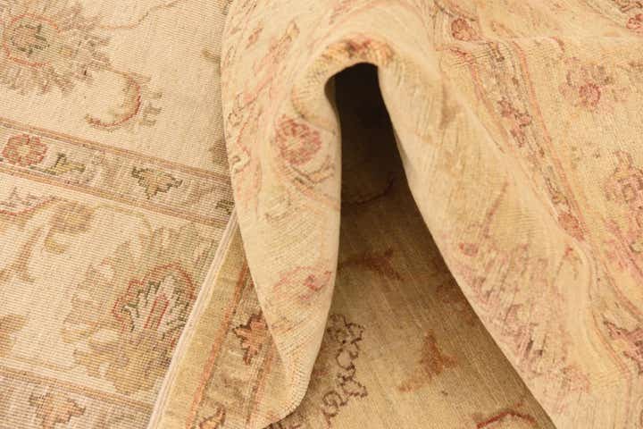 6' 8 x 9' 8 Hand Knotted Peshawar Ziegler Rug