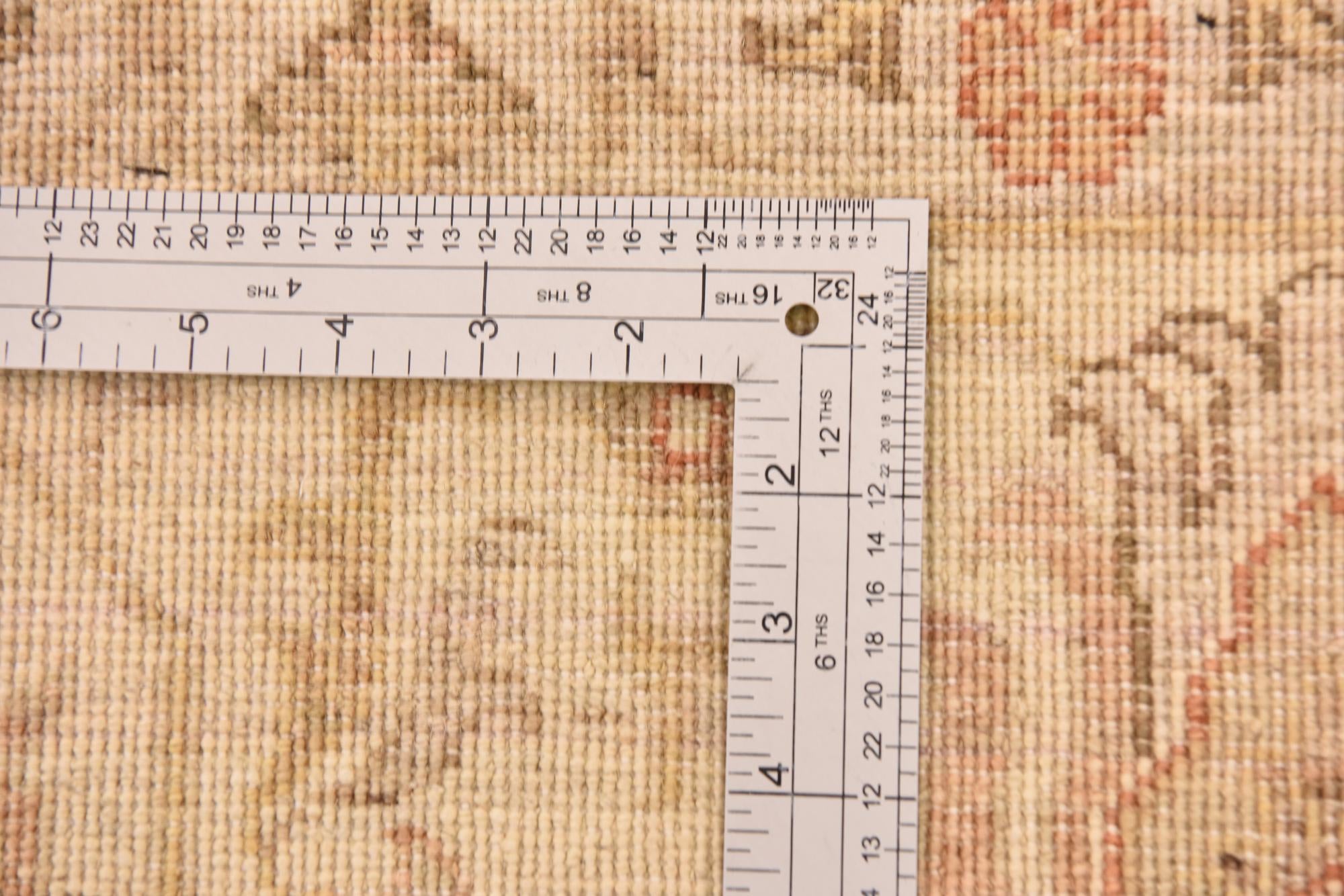 6' 8 x 9' 8 Hand Knotted Peshawar Ziegler Rug